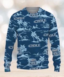 Old Dominion Monarchs Aloha Hawaii Beach Ugly Xmas Sweater