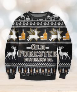 Old Forester 3D Ugly Christmas Sweater Christmas Gift