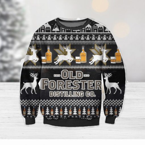 Old Forester 3D Ugly Christmas Sweater Christmas Gift