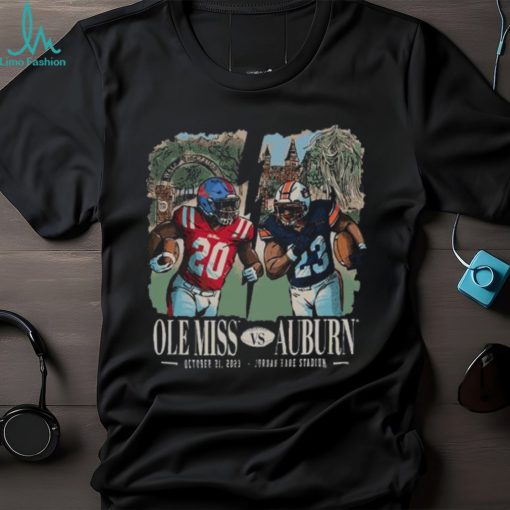 Ole Miss Rebels Vs Auburn Tigers Game Day 2023 T Shirt