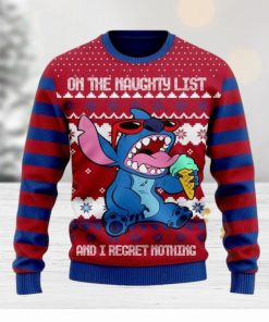 On the Naughty List Stitch Ugly Sweater Christmas