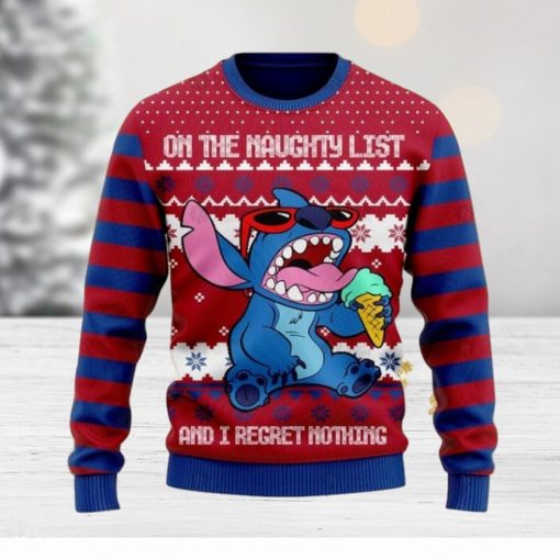 On the Naughty List Stitch Ugly Sweater Christmas