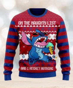 On the Naughty List Stitch Ugly Sweater Christmas