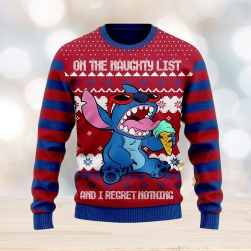 On the Naughty List Stitch Ugly Sweater Christmas