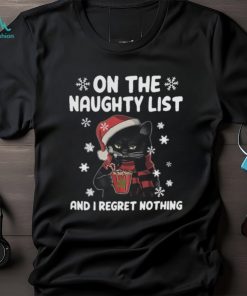 On the naughty list cat Hooded Sweatshirt