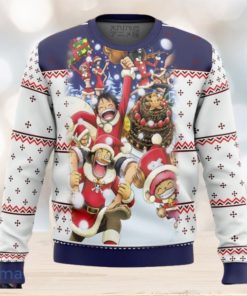 One Piece Crew Ugly Sweater Christmas Style Gift For Men And Women