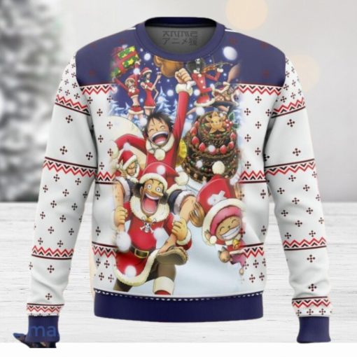 One Piece Crew Ugly Sweater Christmas Style Gift For Men And Women