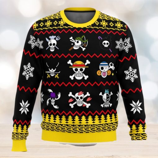 One Piece One Piece Flags 3D Ugly Christmas Sweater Unisex Christmas Sweater For Men And Women