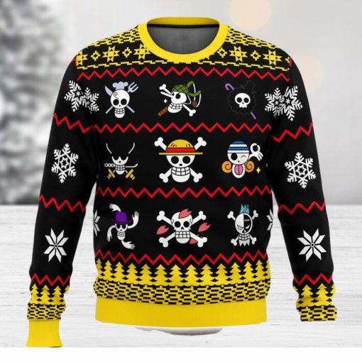 One Piece One Piece Flags 3D Ugly Christmas Sweater Unisex Christmas Sweater For Men And Women