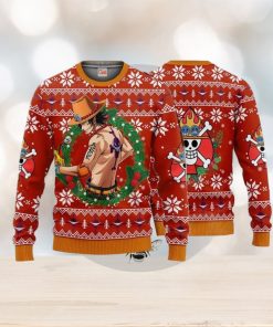 One Piece Portgas Ace Ugly Christmas Sweater Unisex Sweater