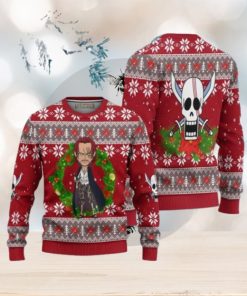 One Piece Shanks Ugly Christmas Sweater 3D Gift For Big Fans