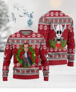 One Piece Shanks Ugly Christmas Sweater 3D Gift For Big Fans