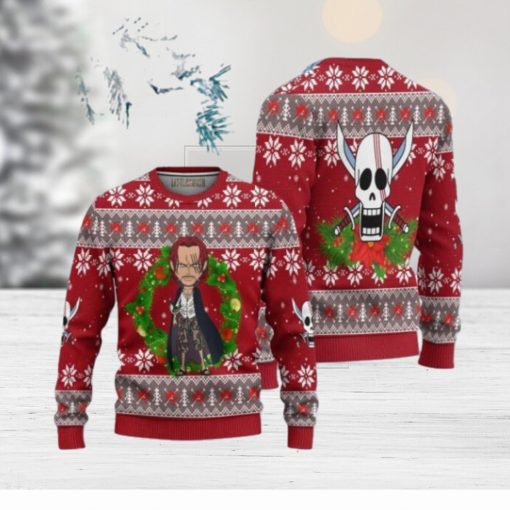 One Piece Shanks Ugly Christmas Sweater 3D Gift For Big Fans