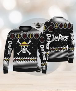 One Piece Straw Hat Pirate Crew Ugly Christmas Sweater Unisex Sweater