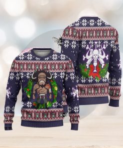 One Piece Ugly Christmas Sweater Kaido Knitted Gift Anime For Men And Women