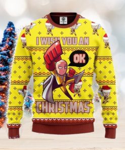 One Punch Man 3D Ugly Christmas Sweater 3D Gift For Men And Women