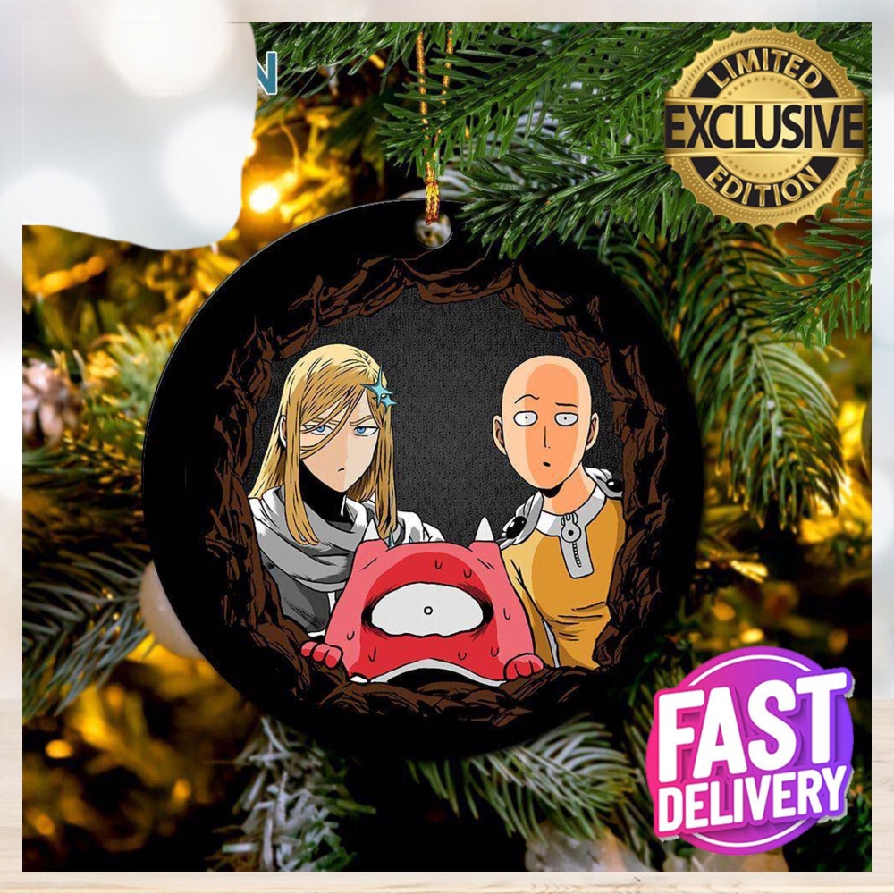 One Punch Man Funny Moment Christmas Decorations Ornament One Punch Man Funny Moment Christmas Decorations Ornament