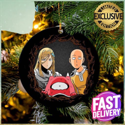 One Punch Man Funny Moment Christmas Decorations Ornament