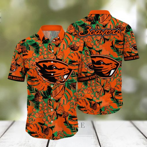 Oregon State Beavers NCAA Hawaiian Shirt Shorts Aloha Shirt