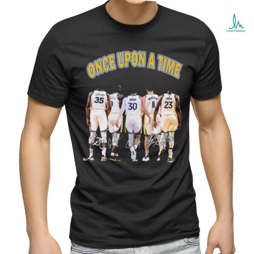 Original Golden State Warriors Once Upon A Time Signatures SHirt