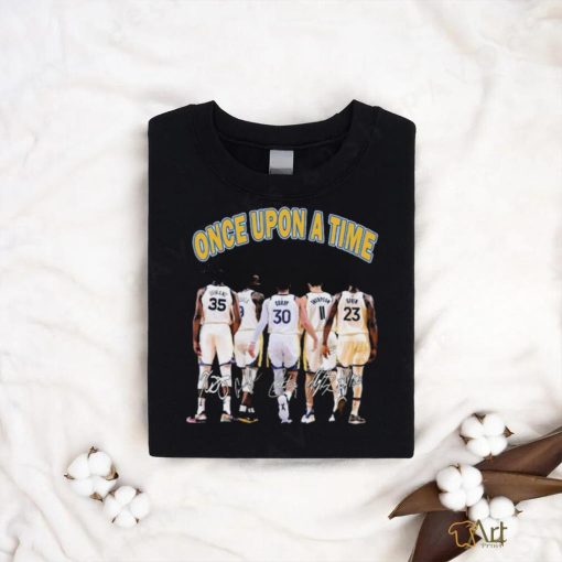 Original Golden State Warriors Once Upon A Time Signatures SHirt