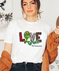 Original Grinch love grandma life 2023 merry Christmas shirt