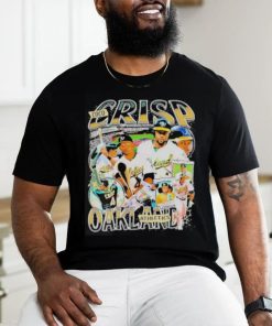 Men's Oakland Athletics Coco Crisp Black Golden Alternate Jersey