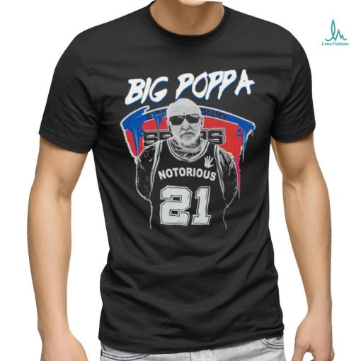 Original San Antonio Spurs Gregg Popovich Notorious Big Poppa shirt