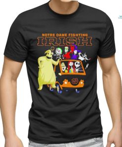 Original The Nightmare Before Christmas Characters Notre Dame Fighting Irish On The Car Shirt