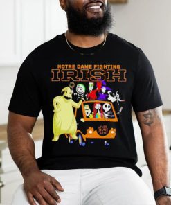 Original The Nightmare Before Christmas Characters Notre Dame Fighting Irish On The Car Shirt