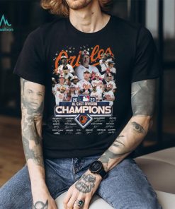 Orioles 2023 AL East Division Champions Baltimore Orioles Signatures Shirt