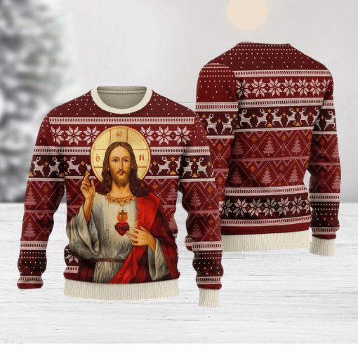 Orthodox Jesus Ugly Christmas Sweater Christmas Gifts Unisex