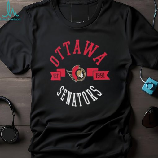 Ottawa Senators G III 4Her by Carl Banks Black City T Shirt