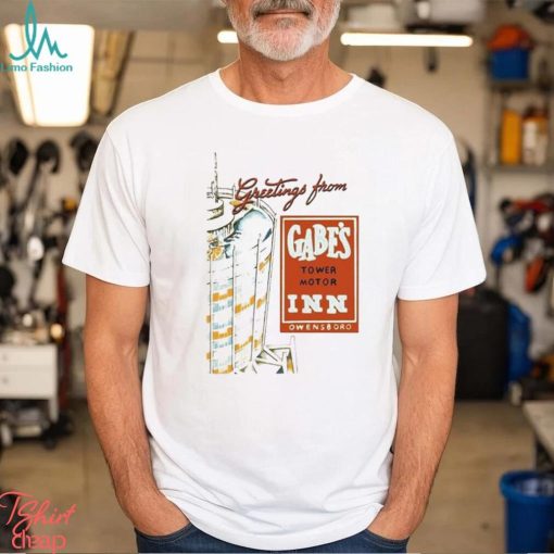 Owensboro Times Greetings From Gabes Tower Motor Inn Owensboro Shirt