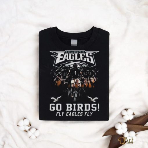 PHILADELPHIA EAGLES GO BIRDS FLY EAGLES FLY 2023 SHIRT