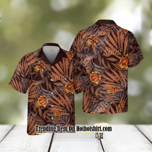 PHOENIX SUNS LATEST FOR MEN AND WOMEN GIFT FLORAL ALOHA BEACH HAWAIIAN SHIRT