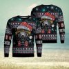 Bigfoot Camping Christmas Unisex Ugly Sweater