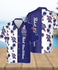 Pabst Blue Ribbon Hawaiian Shirt