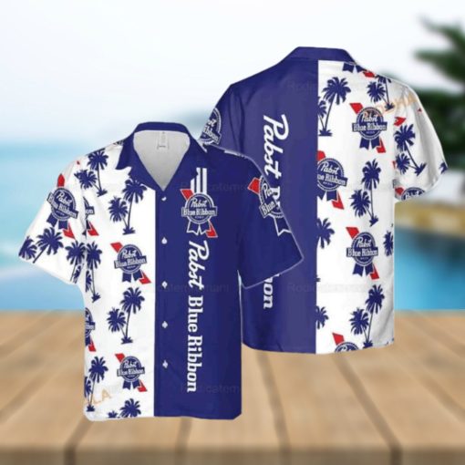 Pabst Blue Ribbon Hawaiian Shirt