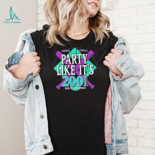 Party Like it’s 2001 Arizona Baseball shirt