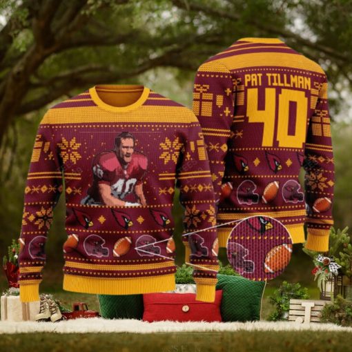 Pat Tillman arizona cardinals NFL Ugly 3D Sweater For Christmas