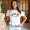 Peace Love Halloween Pumpkin Shirt