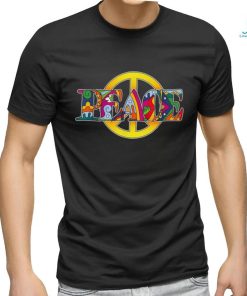 Peace Sign World Love Hippies Psychedelic Trip Trippy 70s T Shirt