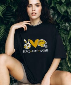 Peace love New Orleans Saints shirt