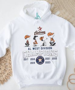 Back 2 Back 2 Back AL West Division 2021 2022 2023 Champions Houston Astros  T Shirt - Limotees