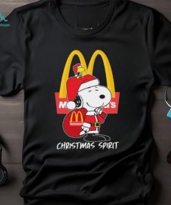 Peanuts Snoopy And Woodstock Mcdonald’s Christmas Spirit Shirt