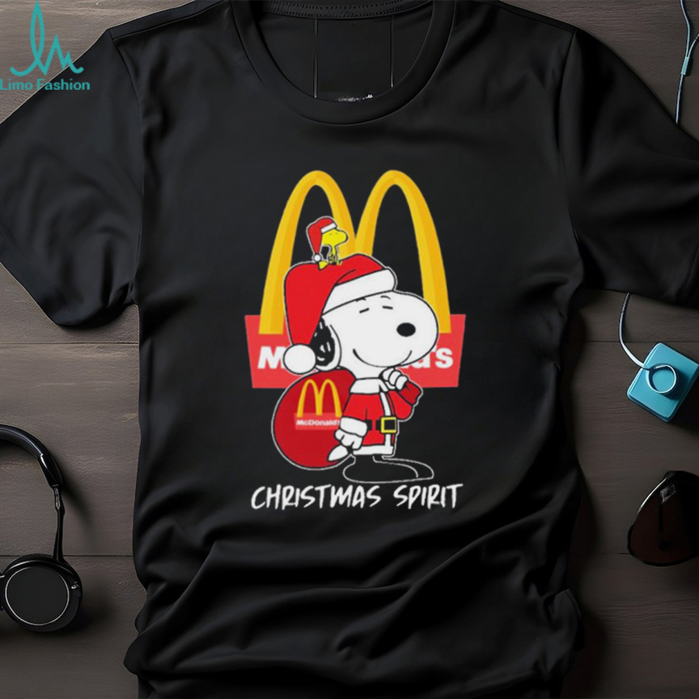 Peanuts Snoopy And Woodstock Mcdonald’s Christmas Spirit Shirt Peanuts Snoopy And Woodstock Mcdonald’s Christmas Spirit Shirt