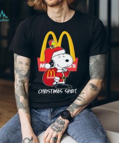 Peanuts Snoopy And Woodstock Mcdonald’s Christmas Spirit Shirt, hoodie, sweater, long sleeve and tank top Peanuts Snoopy And Woodstock Mcdonald’s Christmas Spirit Shirt