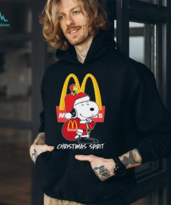 Peanuts Snoopy And Woodstock Mcdonald’s Christmas Spirit Shirt, hoodie, sweater, long sleeve and tank top Peanuts Snoopy And Woodstock Mcdonald’s Christmas Spirit Shirt