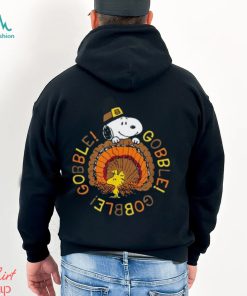 Peanuts Snoopy And Woodstock Thanksgiving Gobble T Shirt Shirt